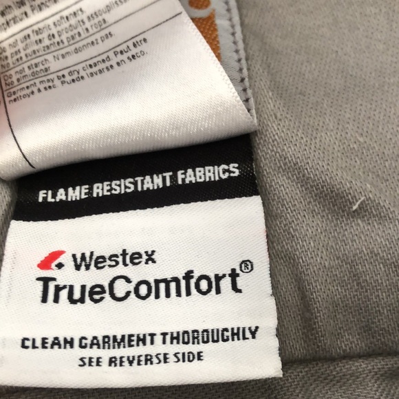 CARHARTT FR ( flame 🔥 resistant) Westex, Men’s work shirt size 2XL” Tall, - Picture 14 of 16